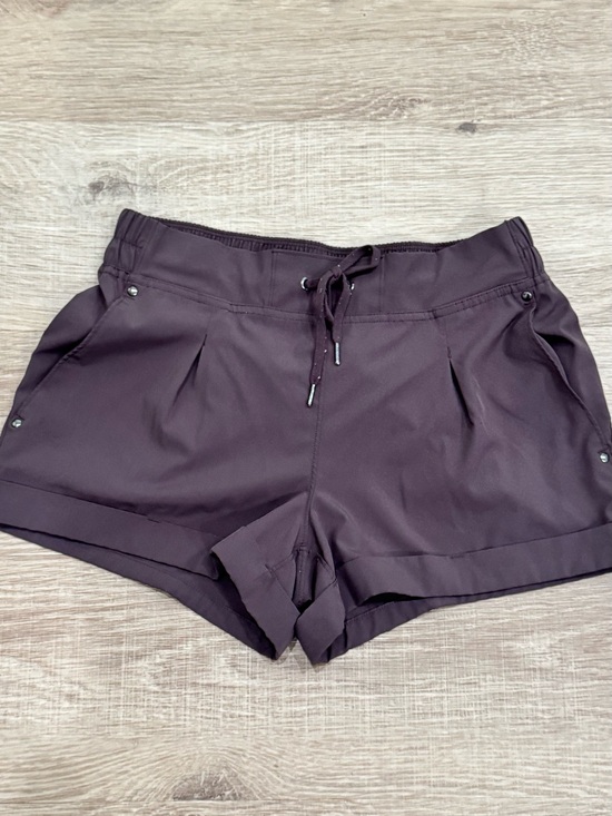 Mondetta Pants - Mondetta Women's Drawstring Pleated Athletic Shorts in Plum